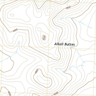 United States Geological Survey Alkali Buttes, OR (2020, 24000-Scale) digital map