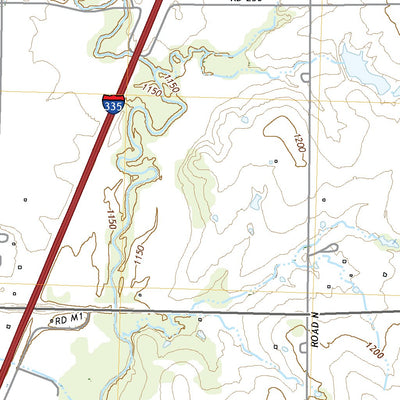 United States Geological Survey Allen SW, KS (2022, 24000-Scale) digital map