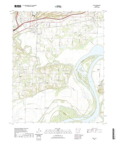 United States Geological Survey Alma, AR (2020, 24000-Scale) digital map