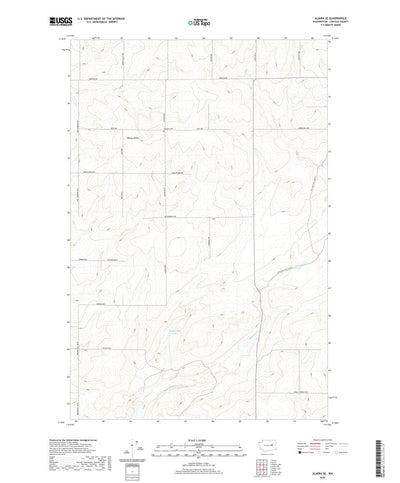 United States Geological Survey Almira SE, WA (2020, 24000-Scale) digital map