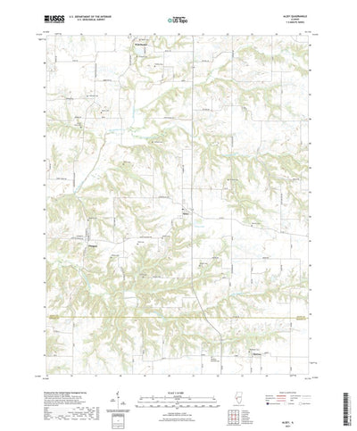 United States Geological Survey Alsey, IL (2021, 24000-Scale) digital map