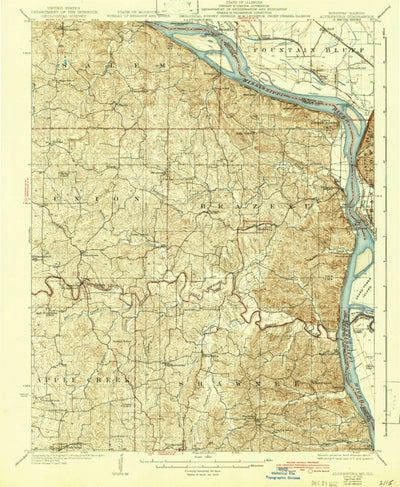 United States Geological Survey Altenburg, MO-IL (1925, 62500-Scale) digital map