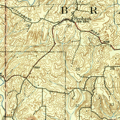 United States Geological Survey Altenburg, MO-IL (1925, 62500-Scale) digital map