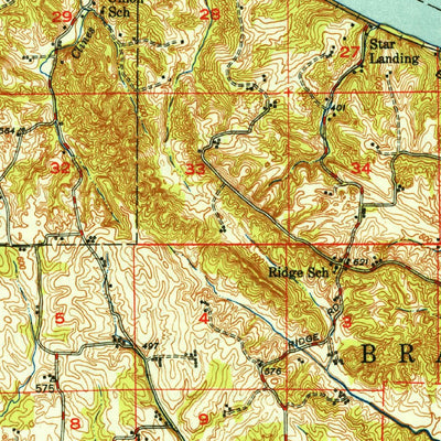 United States Geological Survey Altenburg, MO-IL (1949, 62500-Scale) digital map