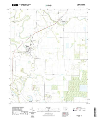 United States Geological Survey Altheimer, AR (2020, 24000-Scale) digital map