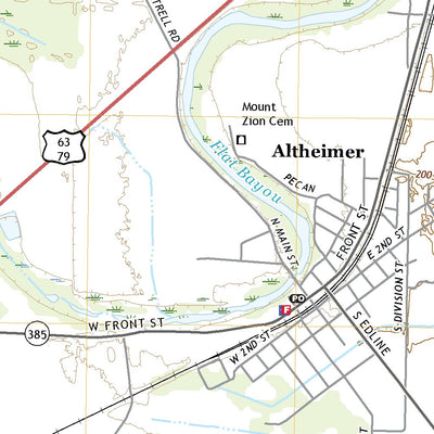 United States Geological Survey Altheimer, AR (2020, 24000-Scale) digital map