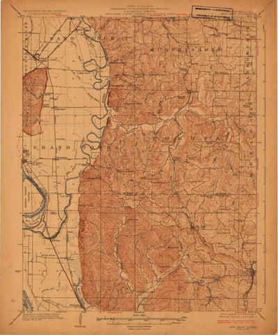 United States Geological Survey Alto Pass, IL-MO (1924, 62500-Scale) digital map
