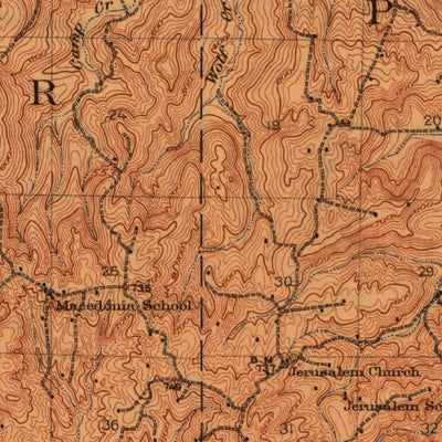 United States Geological Survey Alto Pass, IL-MO (1924, 62500-Scale) digital map