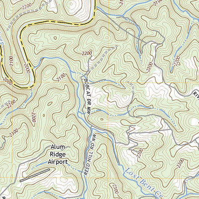 United States Geological Survey Alum Ridge, VA (2022, 24000-Scale) digital map