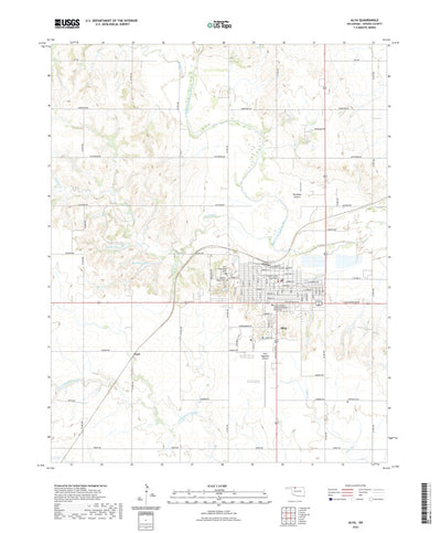 United States Geological Survey Alva, OK (2022, 24000-Scale) digital map