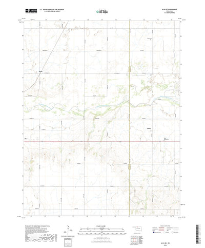 United States Geological Survey Alva SE, OK (2022, 24000-Scale) digital map