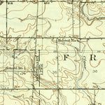 United States Geological Survey Alvordton, OH-MI (1913, 62500-Scale) digital map