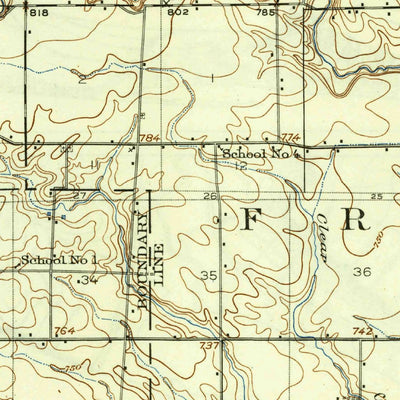 United States Geological Survey Alvordton, OH-MI (1913, 62500-Scale) digital map