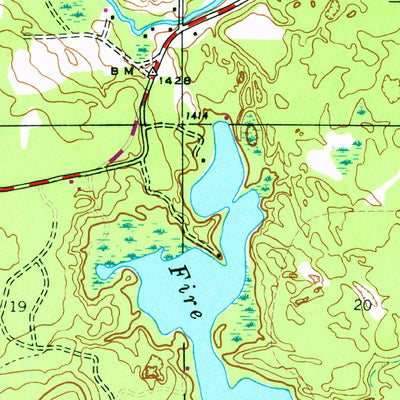 United States Geological Survey Amasa, MI (1945, 24000-Scale) digital map