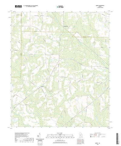 United States Geological Survey Amboy, GA (2020, 24000-Scale) digital map