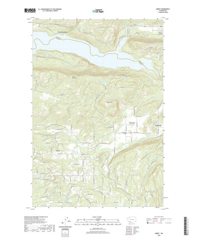 United States Geological Survey Amboy, WA (2020, 24000-Scale) digital map