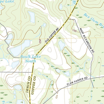 United States Geological Survey Ambrose, GA (2020, 24000-Scale) digital map