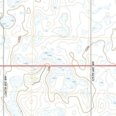 United States Geological Survey Ambrose, ND (2020, 24000-Scale) digital map