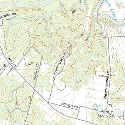 United States Geological Survey Ambrose, TX (2022, 24000-Scale) digital map