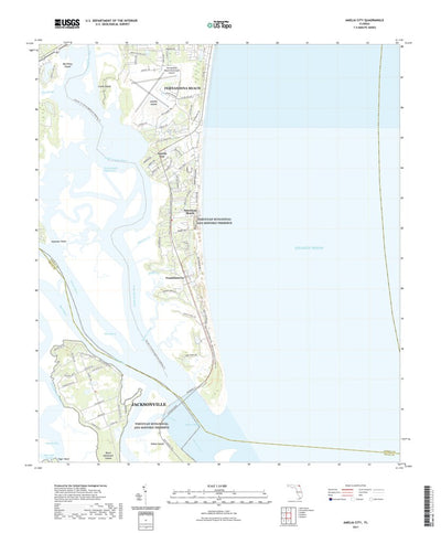 United States Geological Survey Amelia City, FL (2021, 24000-Scale) digital map
