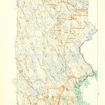 United States Geological Survey Amity, ME (1940, 62500-Scale) digital map