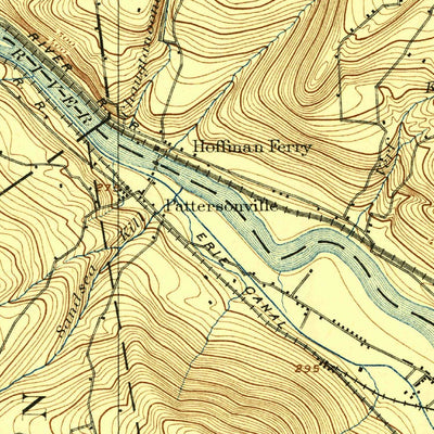 United States Geological Survey Amsterdam, NY (1895, 62500-Scale) digital map