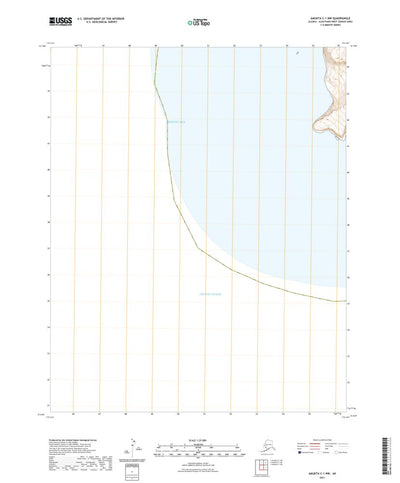 United States Geological Survey Amukta C-1 NW, AK (2021, 25000-Scale) digital map