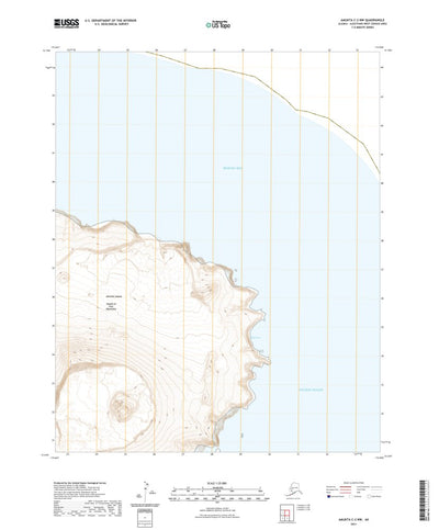 United States Geological Survey Amukta C-2 NW, AK (2021, 25000-Scale) digital map