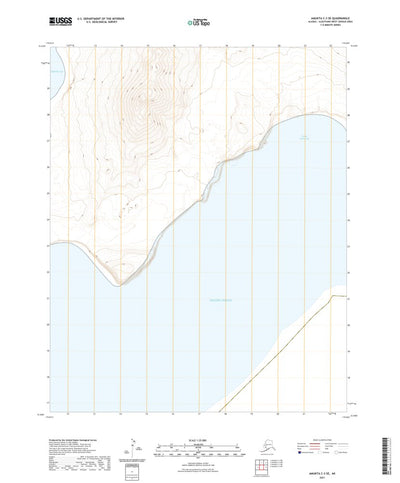 United States Geological Survey Amukta C-3 SE, AK (2021, 25000-Scale) digital map