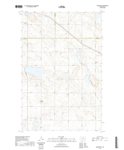 United States Geological Survey Anamoose SW, ND (2020, 24000-Scale) digital map