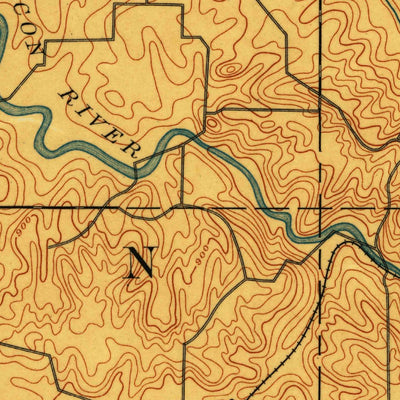 United States Geological Survey Anamosa, IA (1890, 62500-Scale) digital map