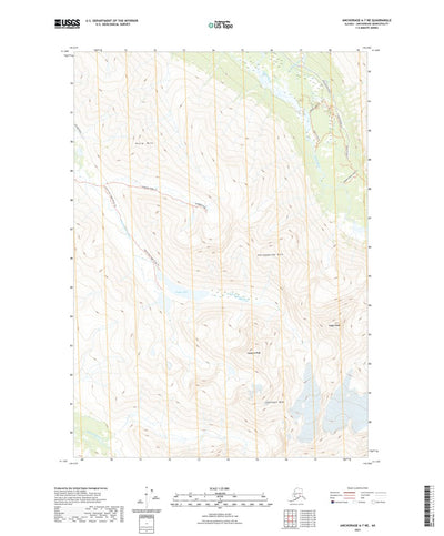 United States Geological Survey Anchorage A-7 NE, AK (2021, 25000-Scale) digital map