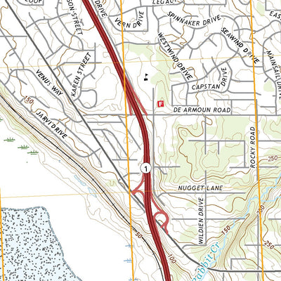 United States Geological Survey Anchorage A-8 SW, AK (2021, 25000-Scale) digital map