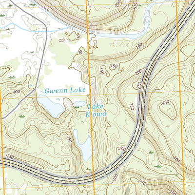 United States Geological Survey Anchorage B-8 SE, AK (2021, 25000-Scale) digital map