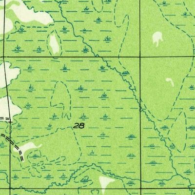 United States Geological Survey Anderson Lake, MI (1932, 31680-Scale) digital map