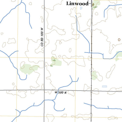 United States Geological Survey Anderson North, IN (2022, 24000-Scale) digital map