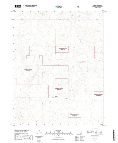 United States Geological Survey Andrix, CO (2022, 24000-Scale) digital map