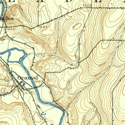 United States Geological Survey Angelica, NY (1906, 62500-Scale) digital map