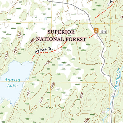 United States Geological Survey Angleworm Lake, MN (2022, 24000-Scale) digital map