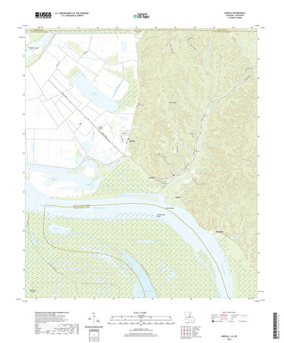 United States Geological Survey Angola, LA (2020, 24000-Scale) digital map