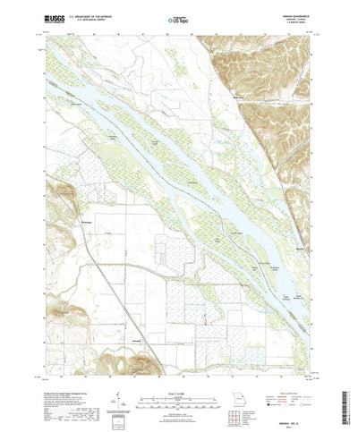 United States Geological Survey Annada, MO (2021, 24000-Scale) digital map