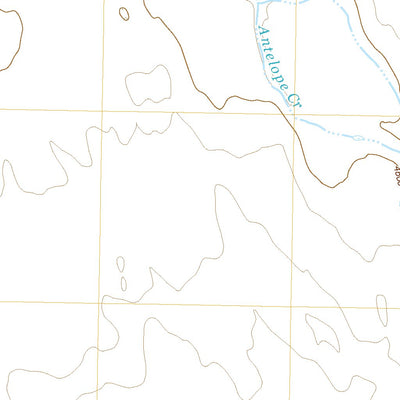 United States Geological Survey Antelope Creek West, CO (2022, 24000-Scale) digital map