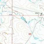 United States Geological Survey Antelope Creek, WY (1949, 24000-Scale) digital map