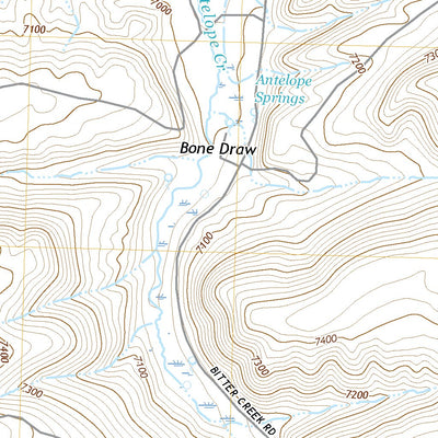 United States Geological Survey Antelope Flats, WY (2021, 24000-Scale) digital map