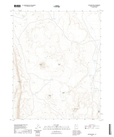 United States Geological Survey Antelope Knoll, AZ (2021, 24000-Scale) digital map