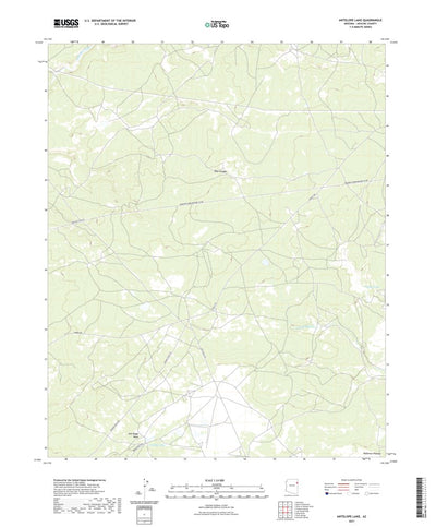 United States Geological Survey Antelope Lake, AZ (2021, 24000-Scale) digital map