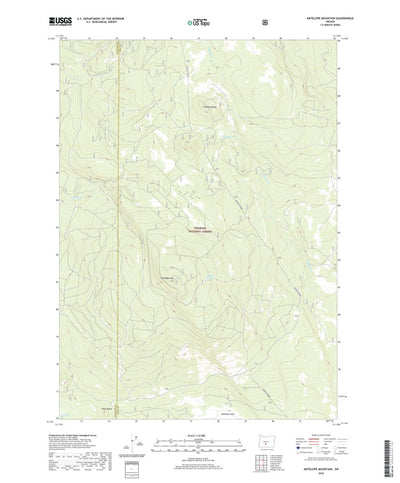 United States Geological Survey Antelope Mountain, OR (2020, 24000-Scale) digital map