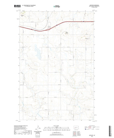 United States Geological Survey Antelope, ND (2020, 24000-Scale) digital map