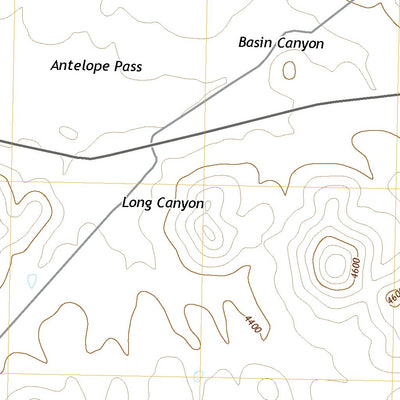 United States Geological Survey Antelope Pass, NM (2020, 24000-Scale) digital map