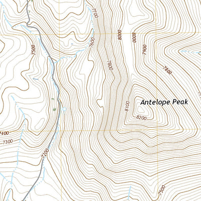 United States Geological Survey Antelope Peak, MT (2020, 24000-Scale) digital map